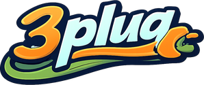 3 plug লোগো